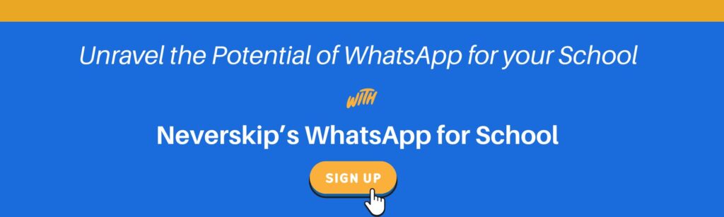 CTA  - Whatsapp for schools