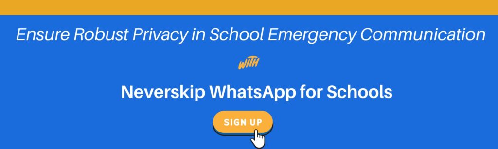 CTA - whatsapp business for schools